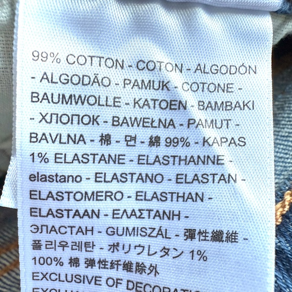 NWT Levi's Premium 501 Original Cropped Women's Jeans 32x26 Medium Dark Sz 14 - Picture 15 of 15